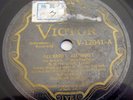 1930 Italian FASCIST Military Mussolini 78 rpm VICTOR 12041 Japanese Pressing VG