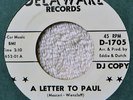 Tracy Steel A Letter to Paul McCartney Beatles DJ 45 NICE Teen Girl Your Ring