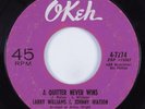 Northern Soul 45 LARRY WILLIAMS & JOHNNY WATSON A Quitter Never Wins OKEH HEAR