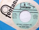 HONEY BEES northern soul popcorn 45 ONE WONDERFUL NIGHT SHE DON'T DESERVE YOU FF