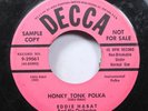 50'S & 60'S Promo 45 Eddie Habat - Honky Tonk Polka / Mulberry Street Polka On D