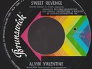 60s NORTHERN SOUL ALVIN VALENTINE SWEET REVENGE + OUGHTA BE A LAW BRUNSWICK ORIG
