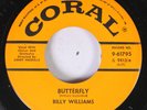 50'S Coral Nos 45 Billy Williams - Butterfly / The Pied Piper On Coral