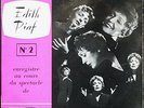 EDITH PIAF 25 CM 10’’ BIEM COLUMBIA 1065 TOUR DE CHANT OLYMPIA N°2