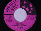 DENIECE CHANDLER & LEE SAIN: Hey Baby / Glorious Feeling 45 Soul