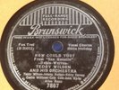 Brunswick 78 RPM Teddy Wilson & Billie Holiday - How Could You 7867 V