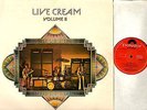CREAM live cream volume ii LP VG/EX- 2383 119 A1/B1 1st uk press polydor 1972