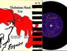 ESQUIRE (GOLD) EP *** THELONIOUS MONK TRIO ***