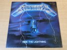 EX-/EX   Metallica/Ride The Lightning/1984 Music For Nations LP + RARE Insert