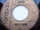 Jack's Four COUNTRY bopper 45 Last Night In Heaven  Moonlight In The Verde JR330