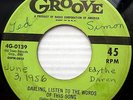 VARETTA DILLARD & 4 Students 45 DARLING LISTEN TO the WORDS OF THIS SONG c121