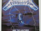 METALLICA - RIDE THE LIGHTNING LP 1984 US ELEKTRA MEGADETH SLAYER MOTORHEAD