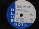 SIDNEY BECHET - BLUE HORIZON/MUSKRAT RAMBLE - BLUE NOTE 43 12