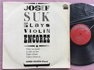 JOSEF SUK & HOLECEK Famous Violin Encores ORIG Supraphon stereo CZECH-1967 LP NM