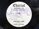 GOSPEL TRAVELERS-PRAYING TIME /MAN AT THE DOOR ON CHARIOT BLACK GOSPEL 78RPM-EX-