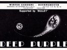 Original DEEP PURPLE Concert Flyer. Winter Gardens, Bournemouth 29th Sept 1971