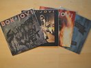 BON JOVI - 4x VINYL LP - SLIPPERY WHEN WET / NEW JERSEY / 7800 FAHRENHEIT