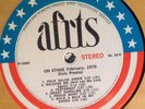 Elvis Presley On Stage 1970 AFRTS LP Record Album Vinyl Vehicle Ides Of March