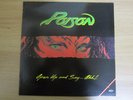 POISON - Open Up And Say ...Ahh  Korea Vinyl LP 1989 INSERT