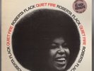 Orig '71 WL Promo ROBERTA FLACK Quiet Fire LP w/ Sticker EX 70s Soul Atlantic
