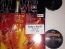 KISS ALIVE III WHITE SIGNED DOUBLE VINYL GATEFOLD HYPE STICKER #2626(1 Of 3 Set)