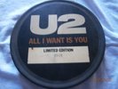 U2 all i want is you black vinyl 7