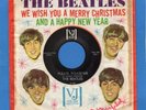 The Beatles 45 US Vee Jay VJ-581 Please, Please Me / From Me To You Xmas Sleeve