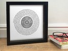 Queen Bohemian Rhapsody | Rare Vinyl record style FRAMED Print | CAN PERSONALISE