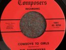 RARE NORTHERN SOUL 45 / THE COMPOSERS / ARLEE EVANS / COWBOYS TO GIRLS / 1001