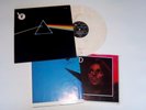 PINK FLOYD - DARK SIDE OF THE MOON LP RARE 1977 WHITE MARBLED + POSTERS NM HEAR