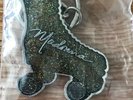MADONNA CONFESSIONS TOUR 2006 ROLLER SKATE AUTOGRAPH KEYRING / GLITTER / SORRY