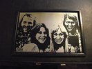 RARE VINTAGE LARGE ABBA MIRROR 1970s POLAR COLLECTORS ITEM