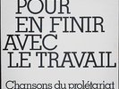 GUY DEBORD POUR EN FINIR AVEC LE TRAVAIL LP 1974 Quasi neuf