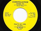 Northern Soul 45 DEE CLARK That's My Girl/It's Raining Constellation HEAR Rare