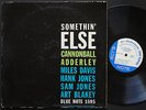 MILES DAVIS Somethin' Else LP BLUE NOTE 1595 US 1958 EAR MONO W.63rd Art Blakey