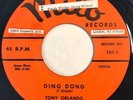 * TONY ORLANDO Ding Dong/You And Only You RARE DOO WOP VOCAL R&B Milo 45 HEAR