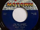 M- R&B SOUL 45 / MARY WELLS / I'M SO SORRY / TAKE A CHANCE / MOTOWN 1011