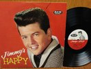 LP Jimmy Clanton- ACE Jimmy's Happy/Blue with Poster  VG++  to M-