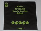WINGS PAUL McCARTNEY Give Ireland Back To..RARE 1972 Denmark 45  BEATLES