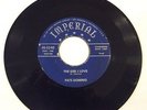 FATS DOMINO R&B 45 RARE BLUE W SCRIPT FONT THE GIRL I LOVE/PLEASE DON'T LEAVE ME