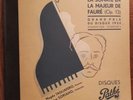 Magda TAGLIAFERRO Denise SORIANO Sonate La majeur FAURÉ 3*78RPM PATHÉ ALBUM EX