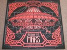 FLIGHT TO MARS UFO Poster 2009 Signed & Numbered 102/150 KLAUSEN Pearl Jam