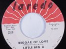Deep Soul 45 LITTLE BEN & THE CHEERS Beggar Of Love LAREDO HEAR