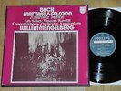 WILLEM MENGELBERG Bach St. Matthew Passion PHILIPS 3 LPs NM