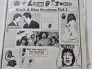 ROLLING STONES BLACK & BLUE SESSIONS RED MARBLE LP PROMO JEFF BECK GERMAN BOOTLE