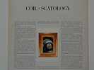 Coil - Scatology Vinyl LP - UK 1st Edition - Signed Cover