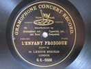 78rpm LANDON RONALD Piano -  FLUSH G&T LONDON 1901 - WORMSER L'Enfant
