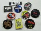 VINTAGE ROCK BADGE GROUP BLACK SABBATH UFO VAN HALEN JUDAS PRIEST LED ZEPPELIN*