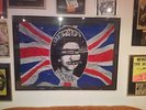 SEX PISTOLS large  used flag God save the queen  (Jamie Reid ) Fahne Banner