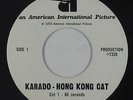 Radio Spot 45 - Karado: Hong Kong Cat (1973) - AIP - VG++ mp3